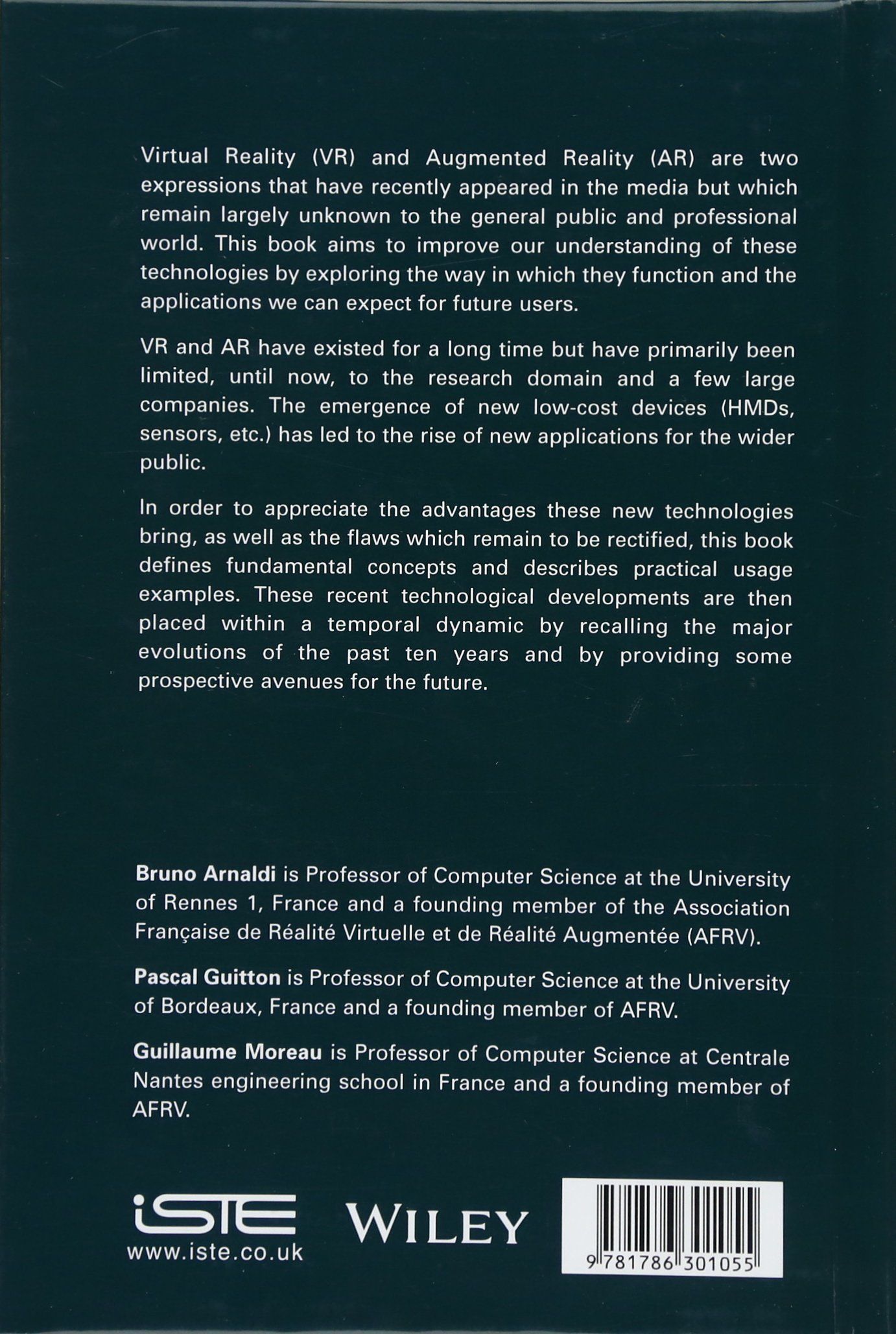 Virtual Reality and Augmented Reality : Myths and Realities