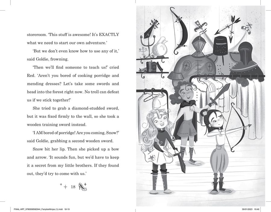 Fairytale Ninjas Book 1 The Glass Slipper Academy