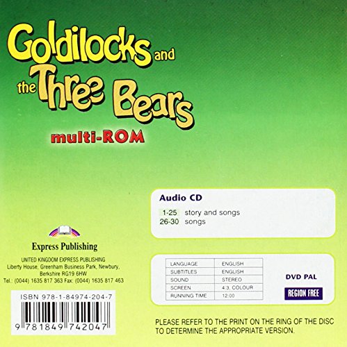 Goldilocks and the Three Bears Set with Multi-ROM (Audio CD-DVD)