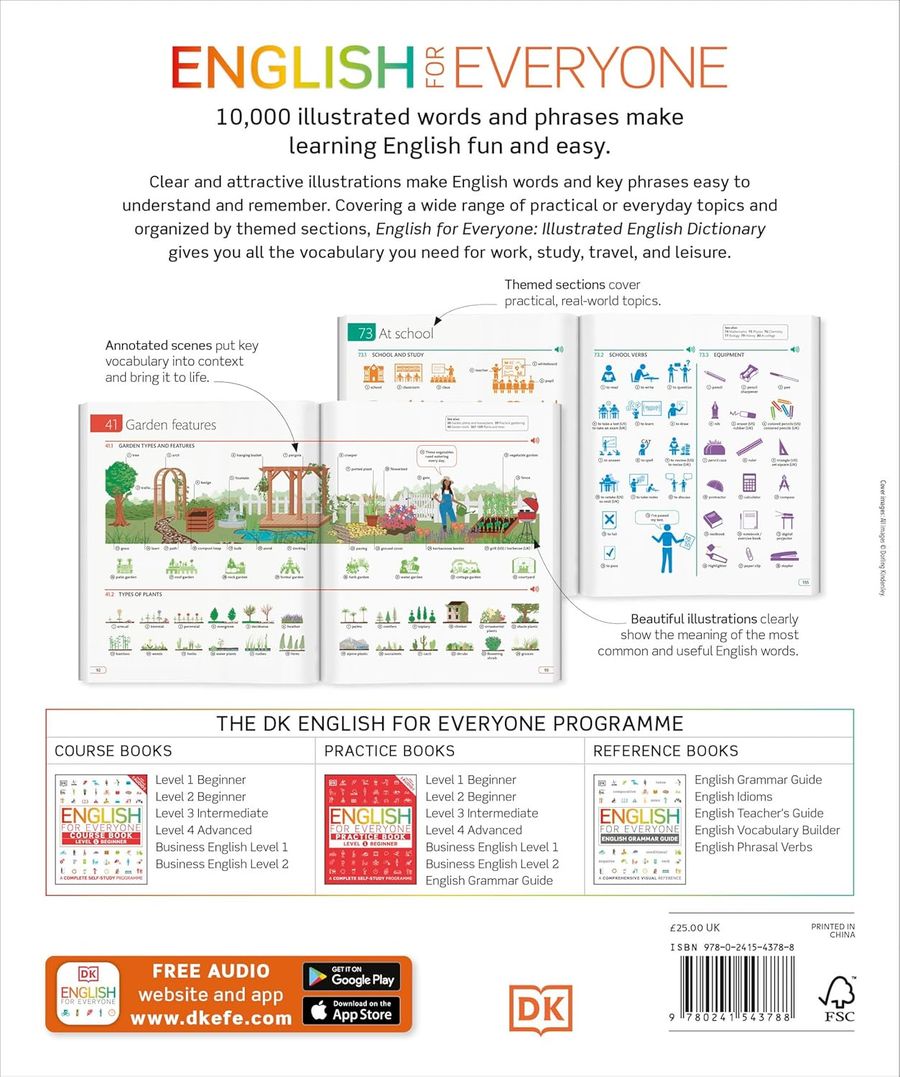 English for Everyone Illustrated English Dictionary with Free Online Audio