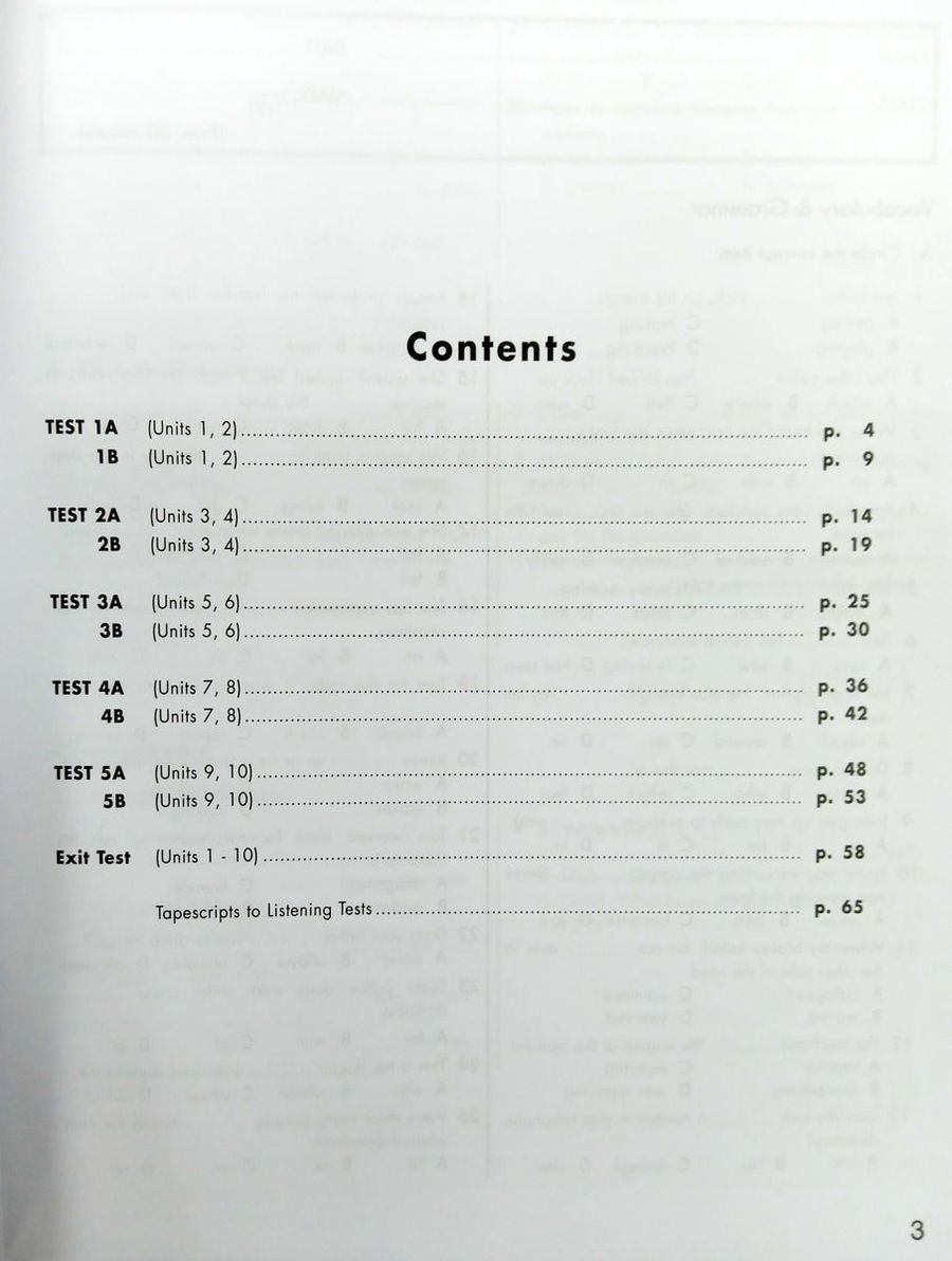 Click On 3 Test Booklet