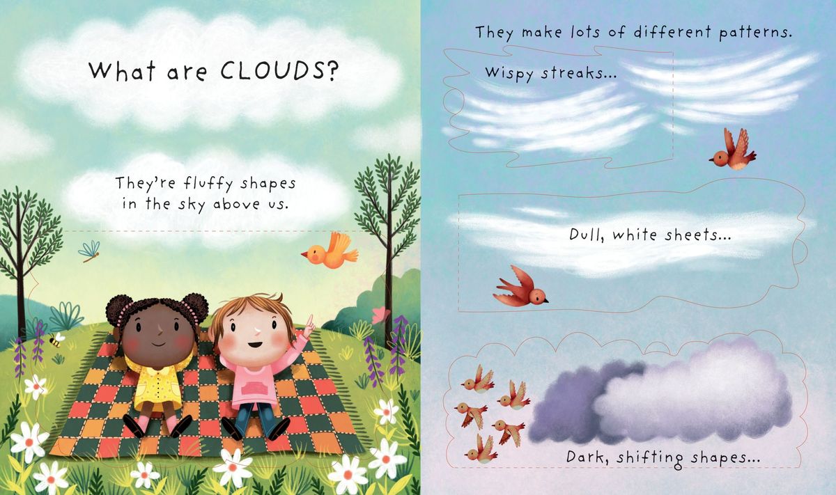 Usborne Lift-the-Flap Very First Questions and Answers What are clouds