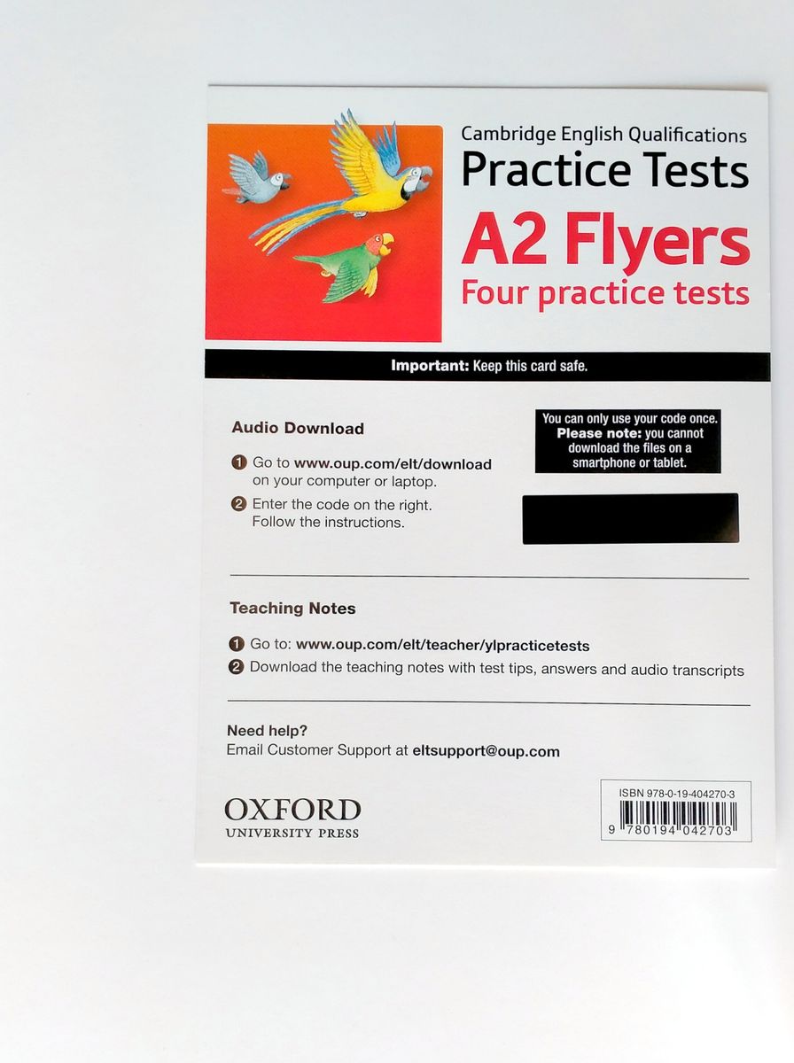 Cambridge English Qualifications Young Learners Practice Tests A2 Flyers with Downloadable and Teachers' Notes