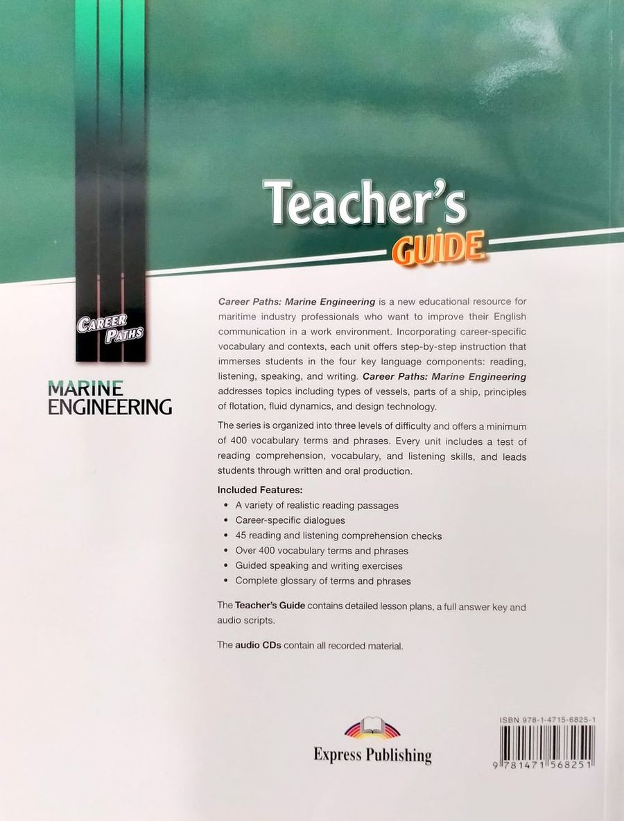 Career Paths Marine Engineering Teacher's Guide