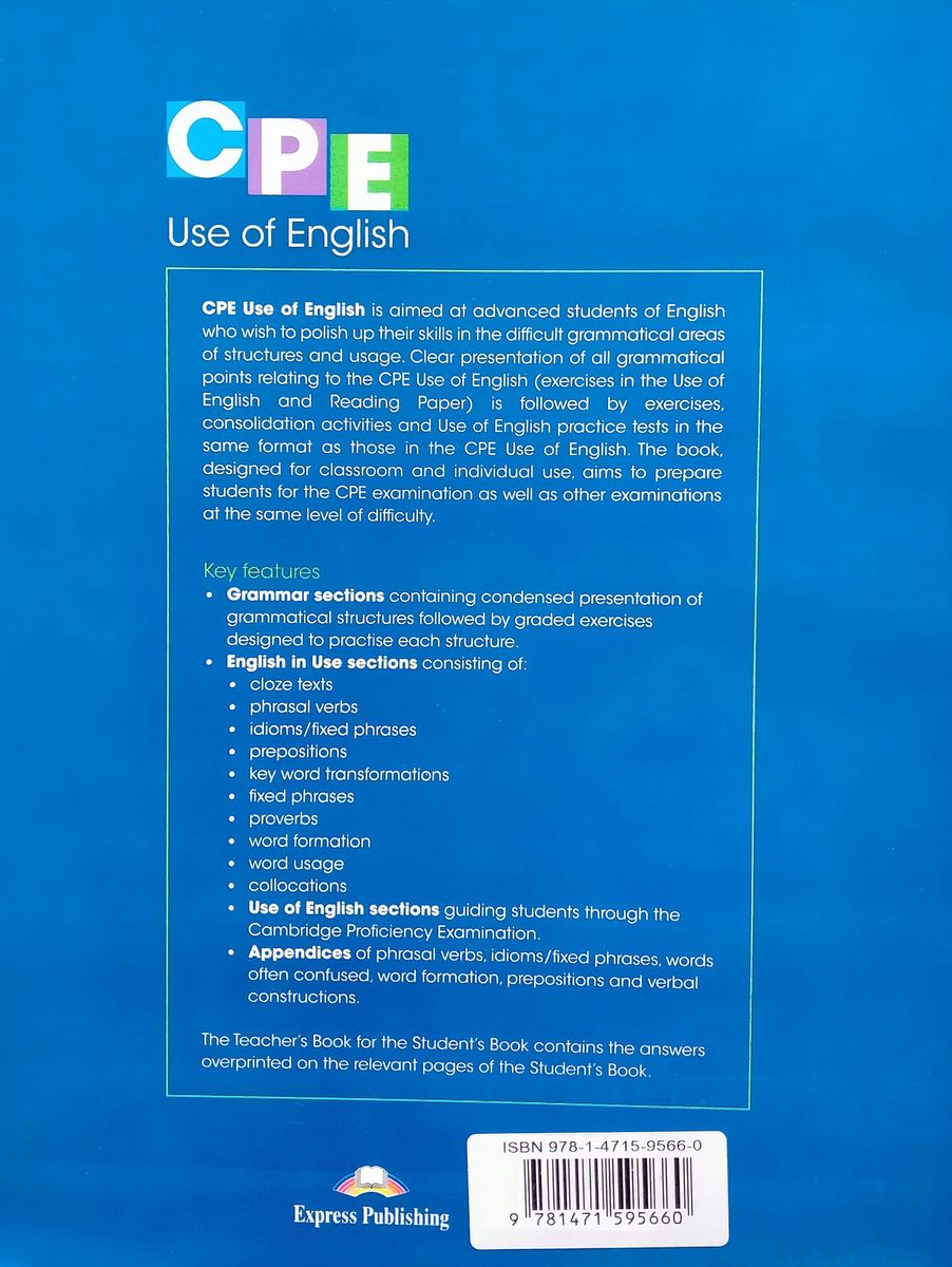 CPE Use of English 1 Teacher's Book with Digibook