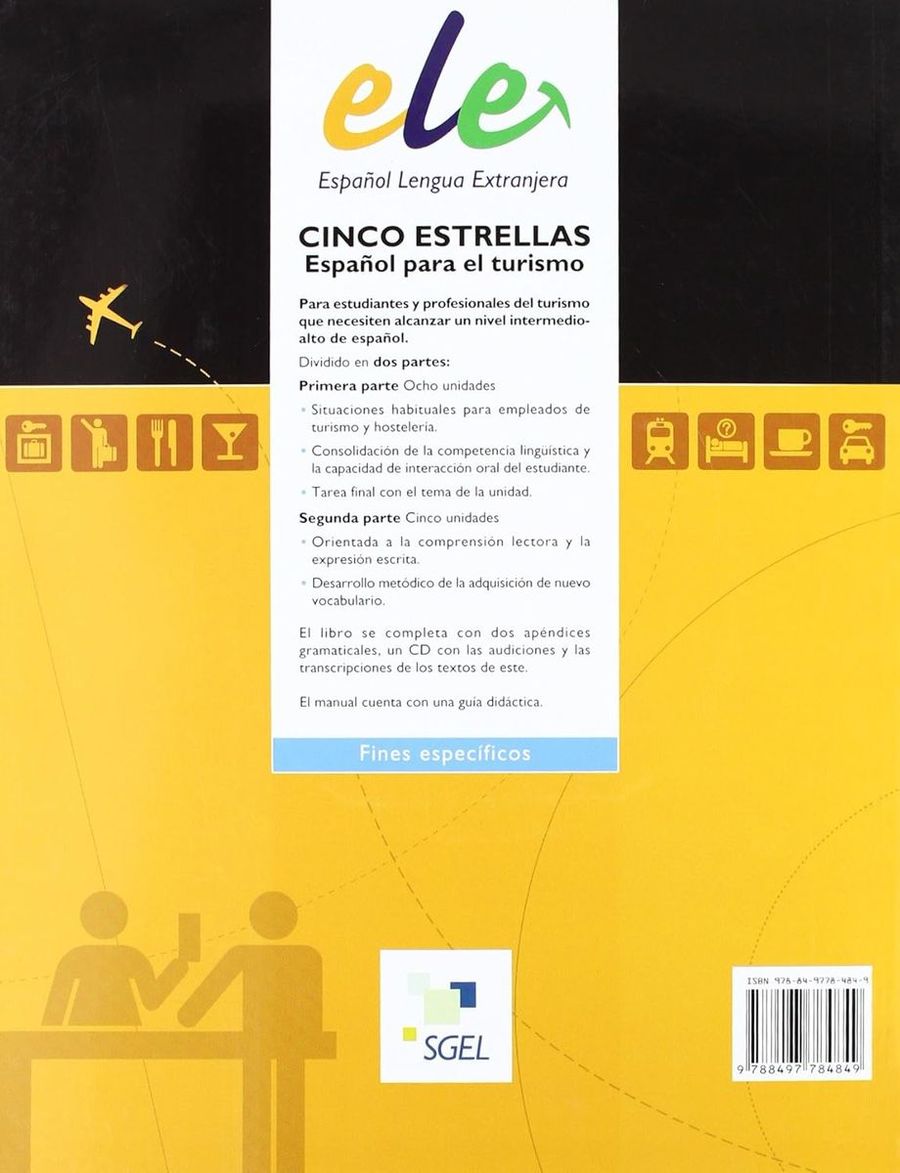 Cinco estrellas: Curso de espanol para el turismo