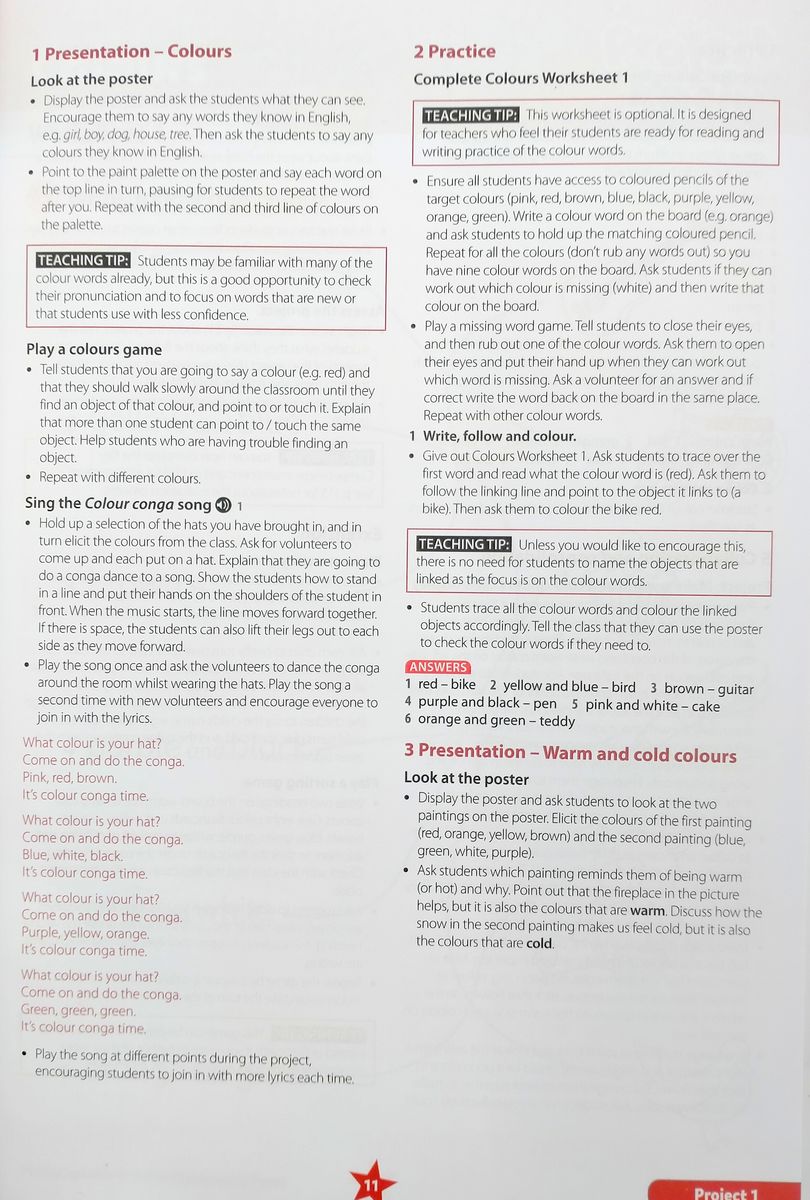 Project Pack Teacher's Resource Book and Posters