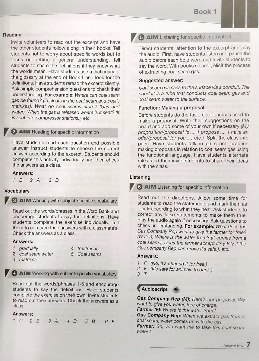 Career Paths Natural Gas 2 Teacher's Guide