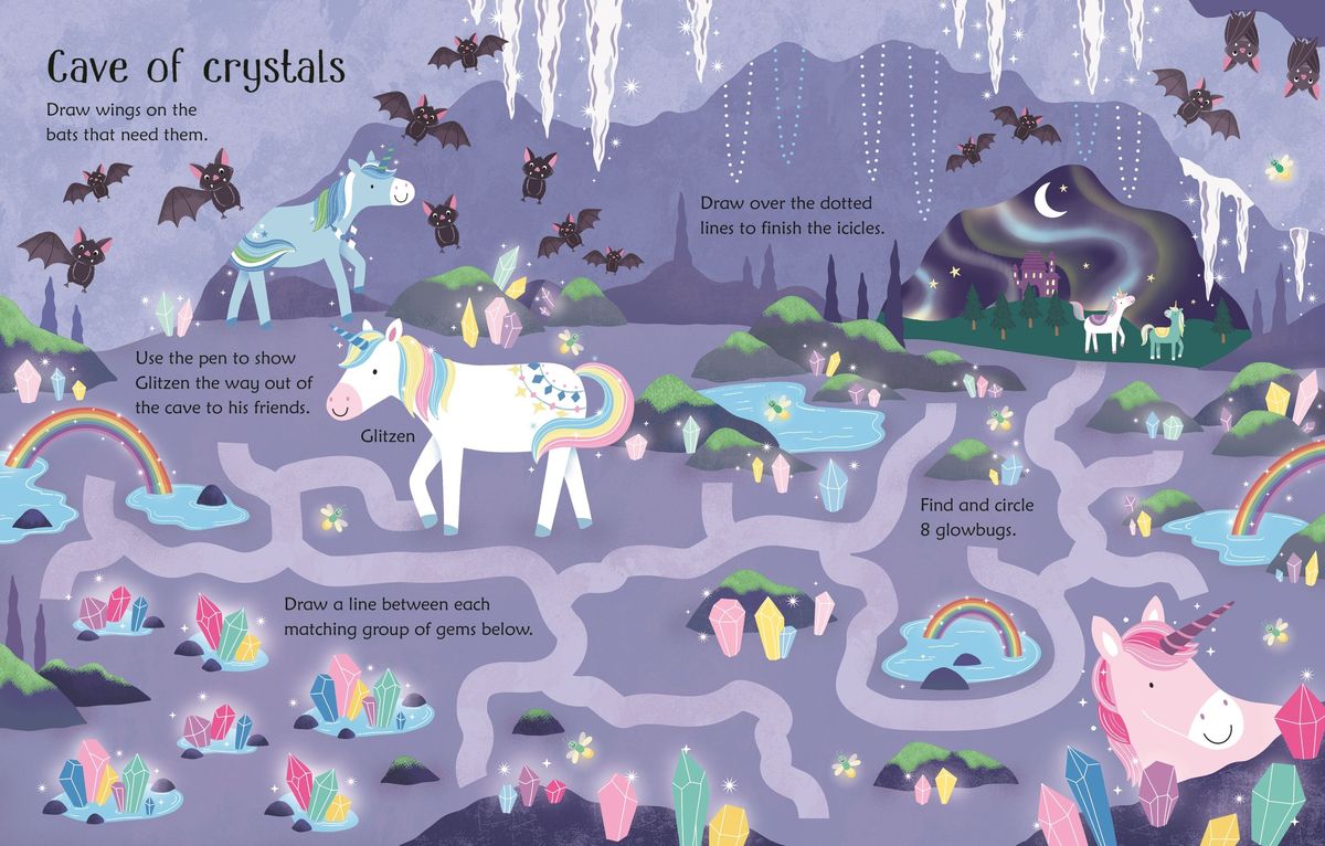 Usborne Wipe-Clean Unicorn Activities