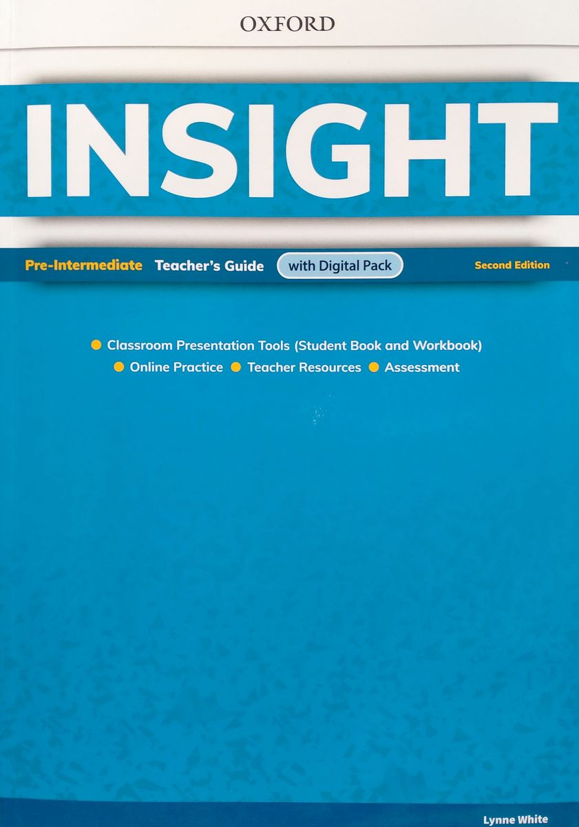 Insight  (2nd edition) Pre-Intermediate Teacher’s Guide with Digital Pack