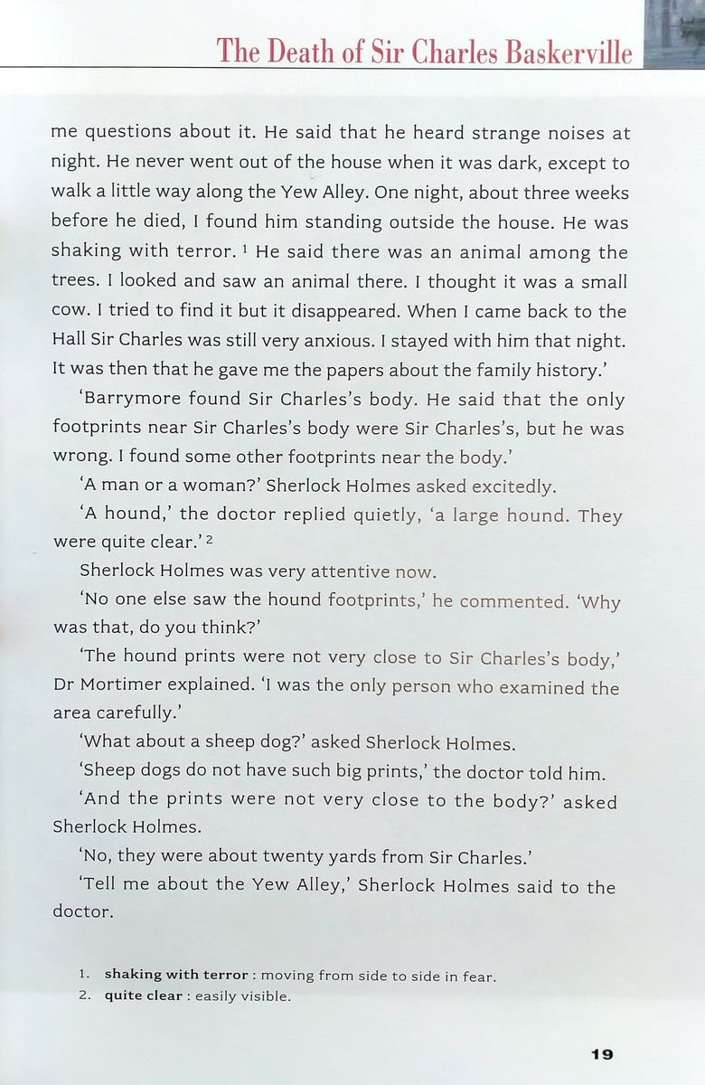 Reading and Training 3 Hound of Baskervilles with Audio