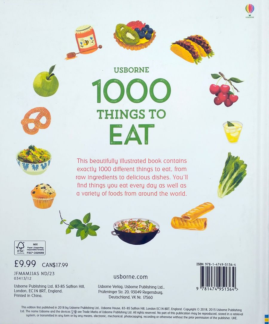 Usborne 1000 Things to Eat