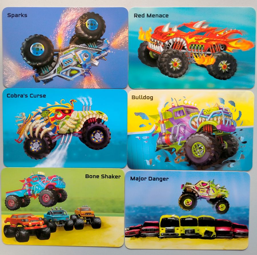 Usborne Monster Trucks Snap Cards