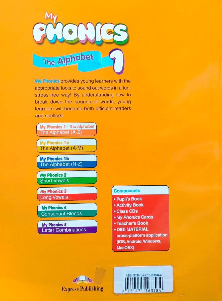 My Phonics 1 The Alphabet Teacher's Book with Cross-Platform Application
