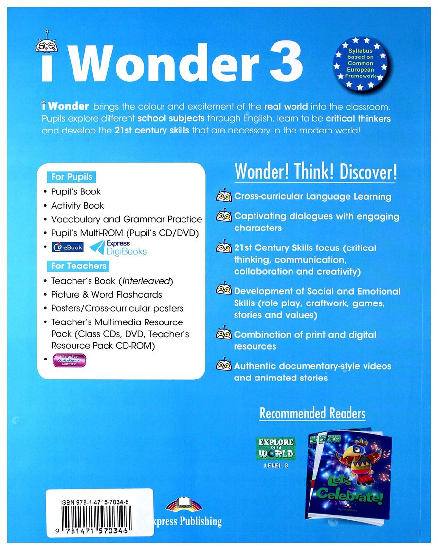 i Wonder 3 Pupil's Book with ie-Book