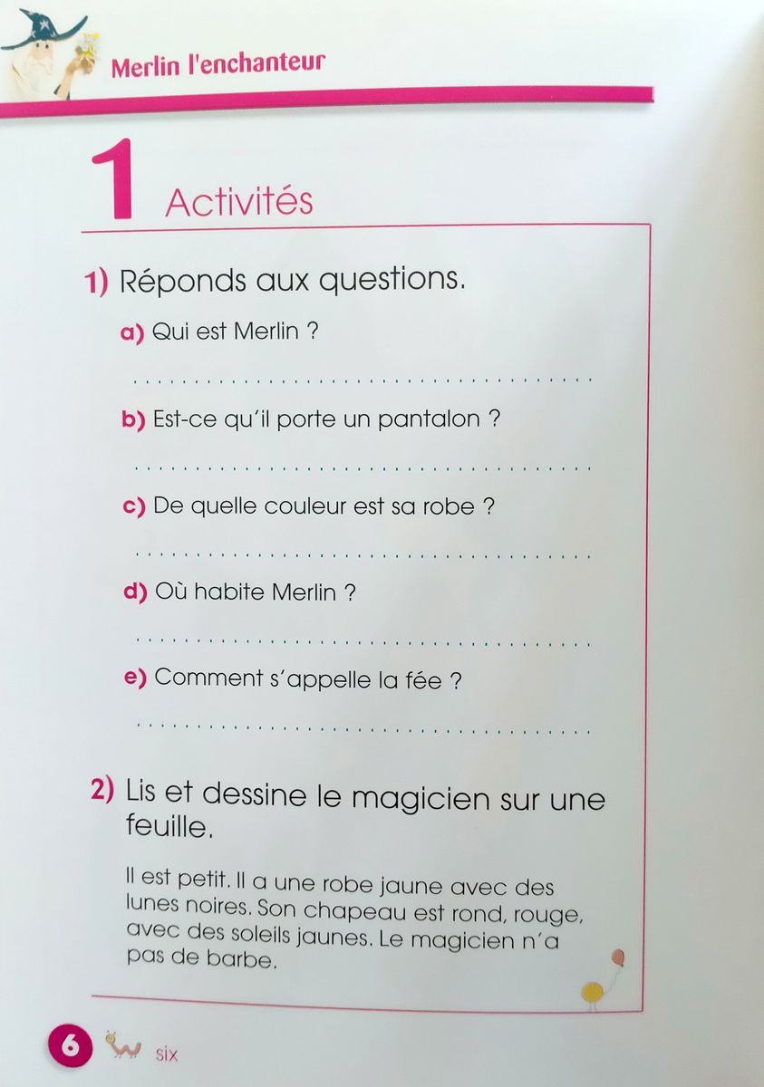 Graine de Lecture 2 Merlin l'Enchanteur