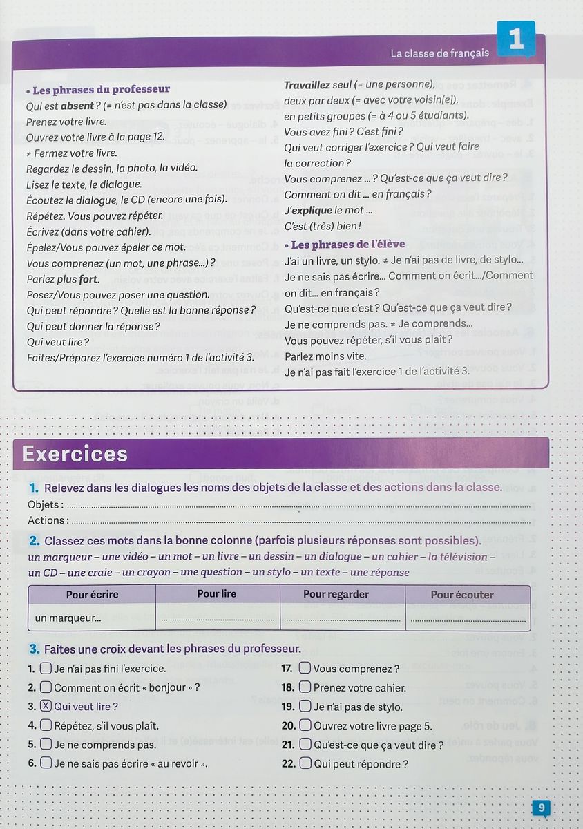 Le Nouveau Vocabulaire en dialogues Debutant A1-A2 Livre + Audio