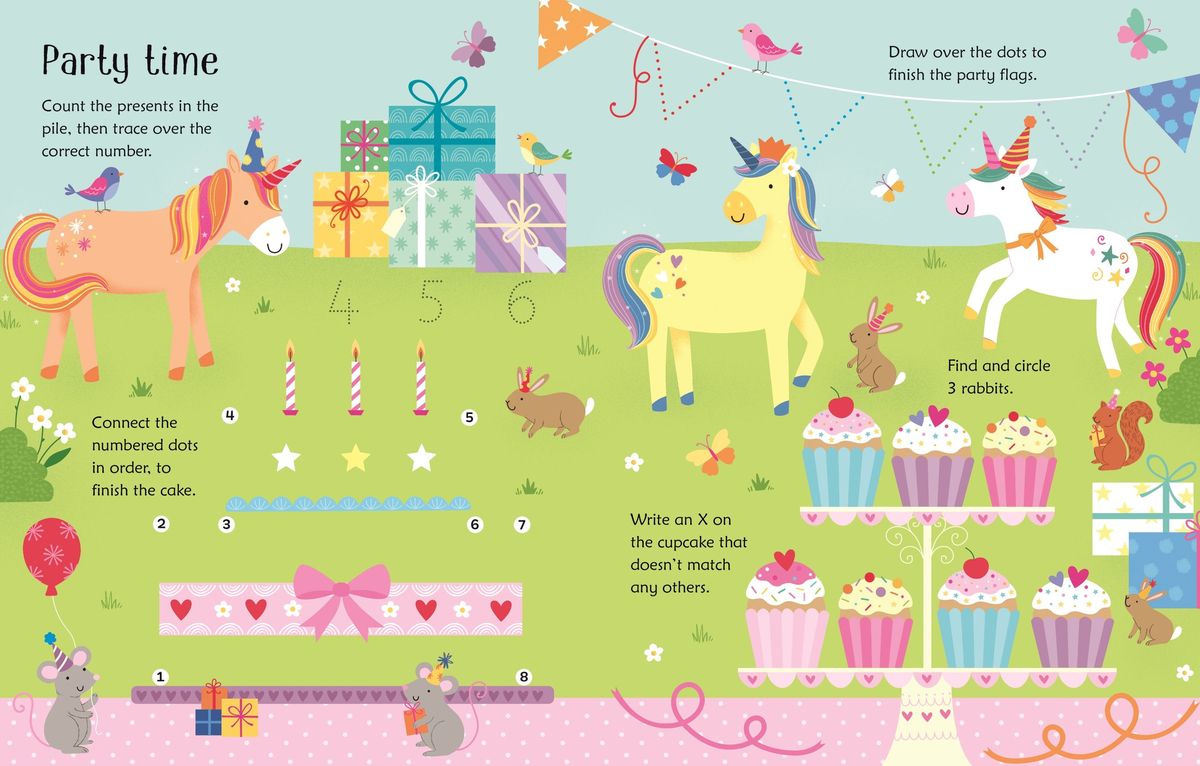 Usborne Wipe-Clean Unicorn Activities