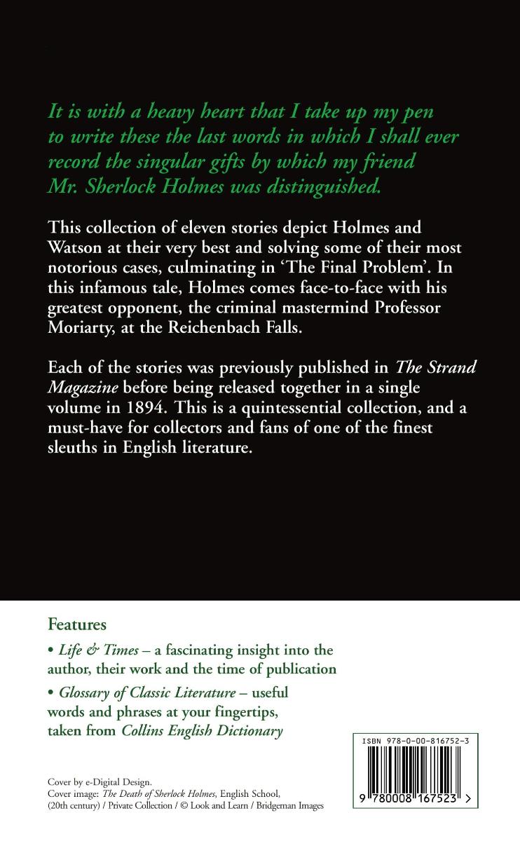 The Memoirs of Sherlock Holmes (Collins Classics)