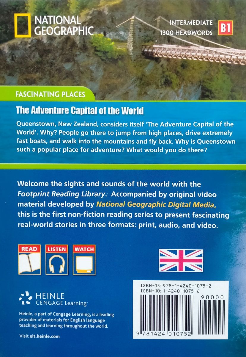 Footprint Reading Library 1300 Headwords The Adventure Capital of the World (B1)