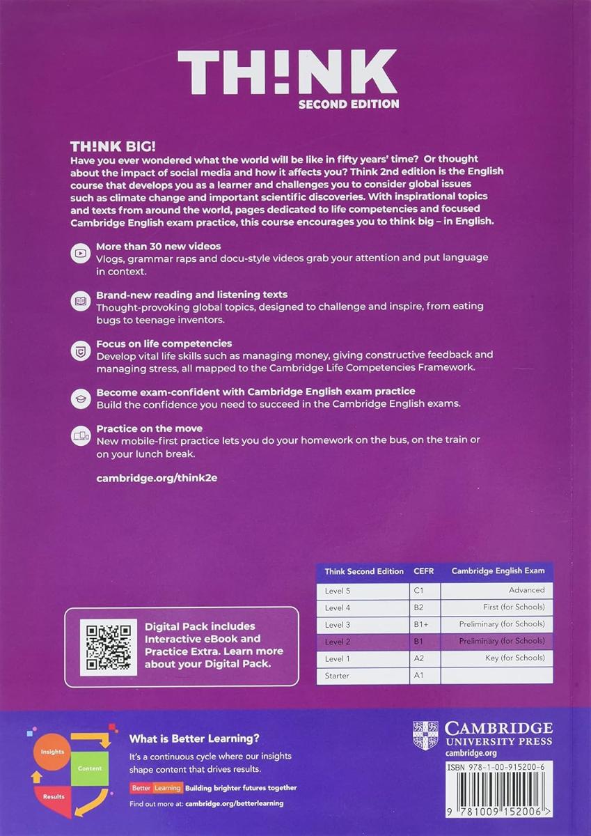Think (2nd edition) 2 Student's Book with Workbook Digital Pack