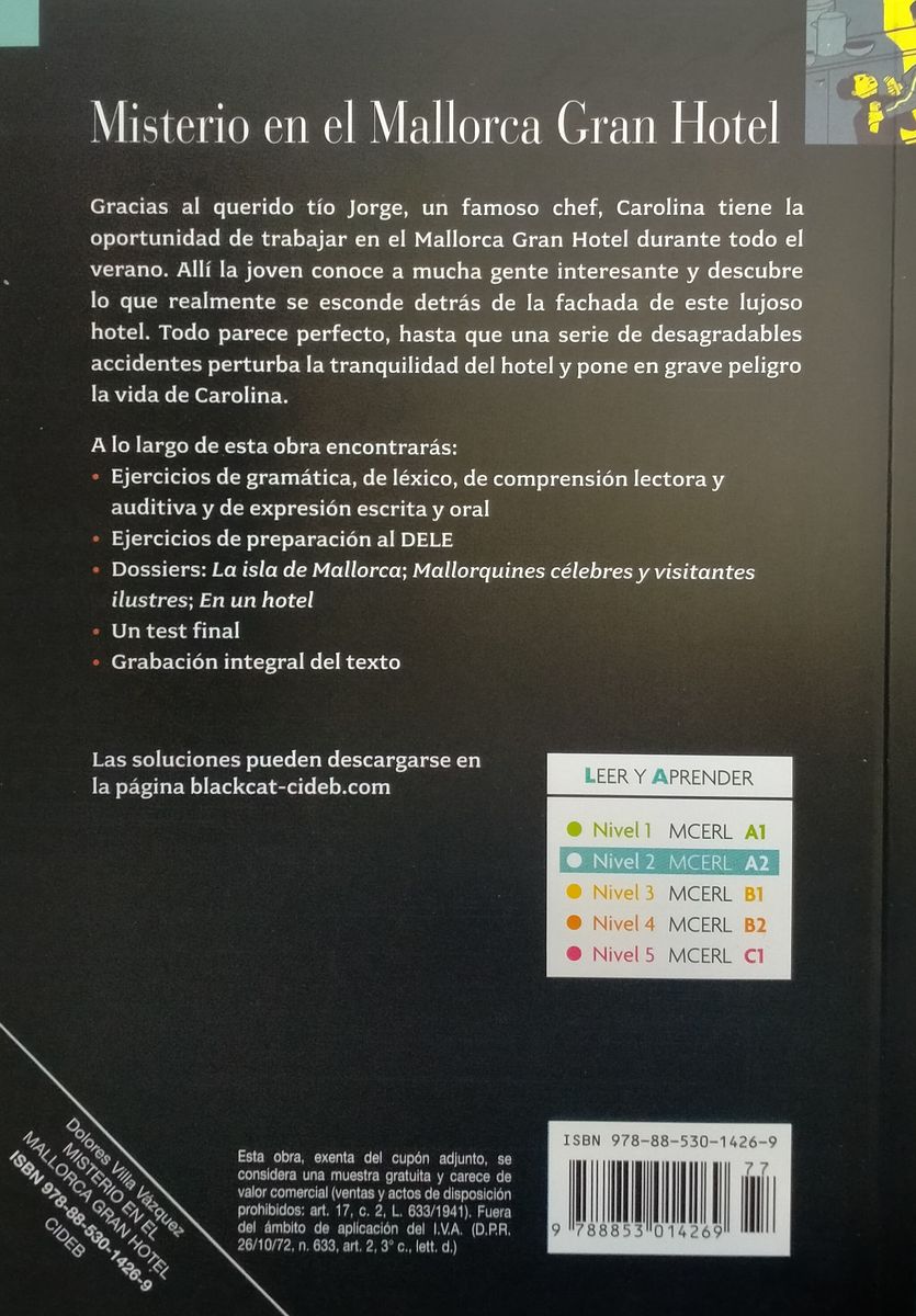 Leer y Aprender A2 Misterio en el Mallorca Gran Hotel + audio