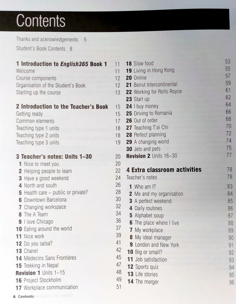 English 365 1 Teacher's Guide