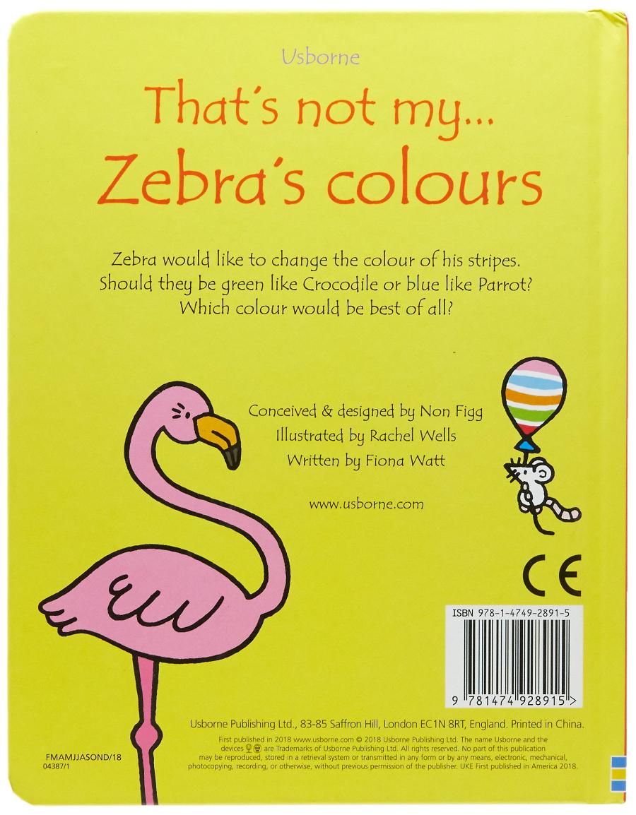 That's not my... Zebra's Colours