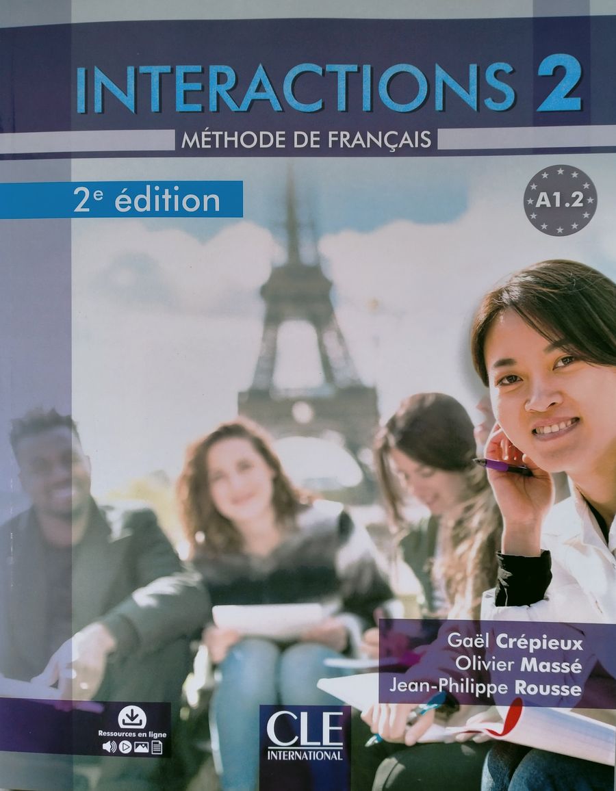 Interactions 2eme edition 2 A1.2 Livre de l’eleve + Audio telechargeable en ligne