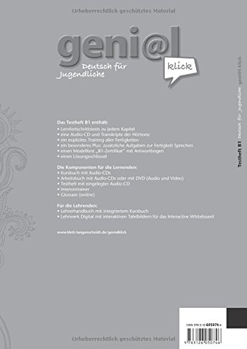 Geni@l klick B1 Testheft mit Audio-CD