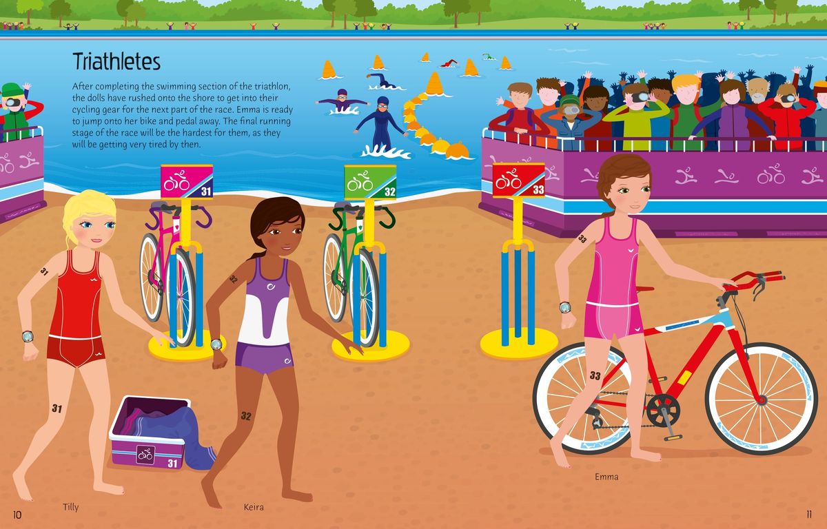 Usborne Sticker Dolly Dressing Action