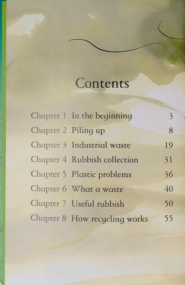 Usborne Young Reading 2 The Story of Rubbish