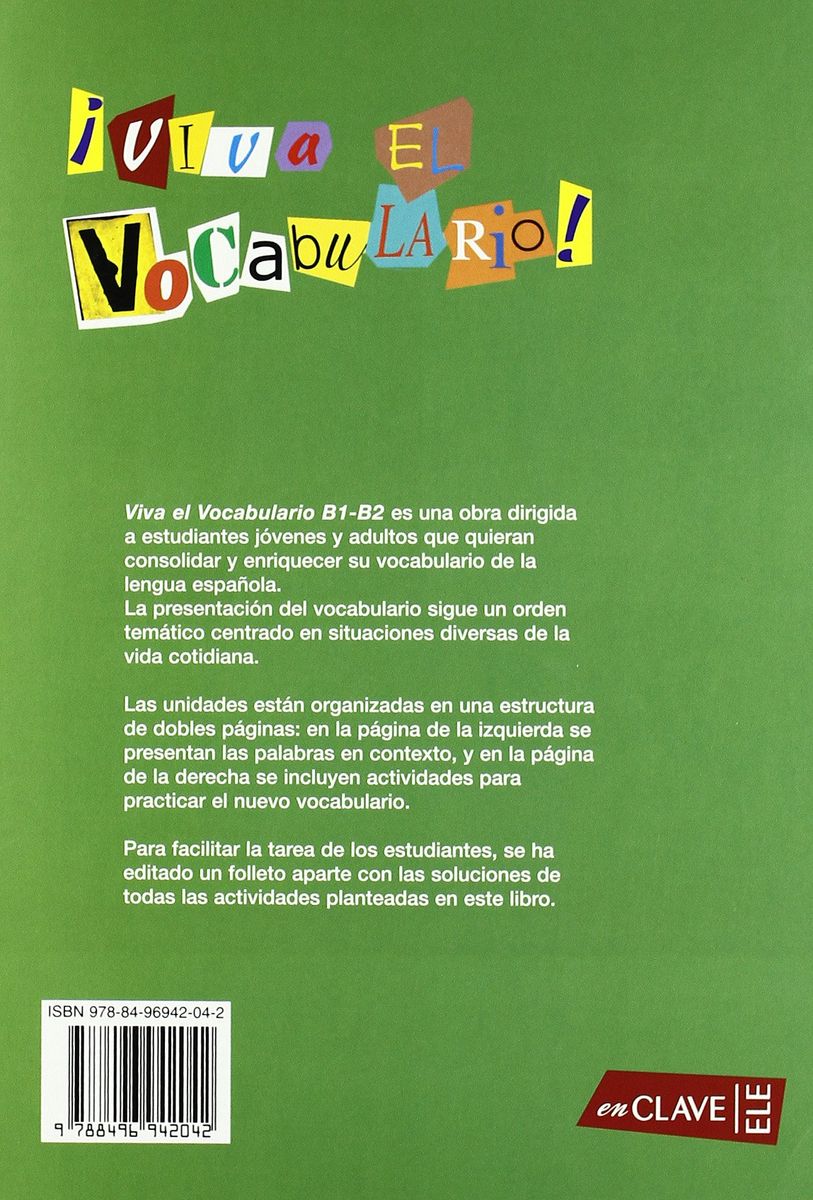 Viva et Vocabulario! intermedio