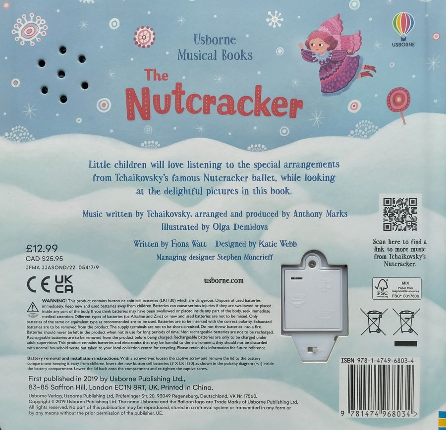 Usborne Musical Books The Nutcracker