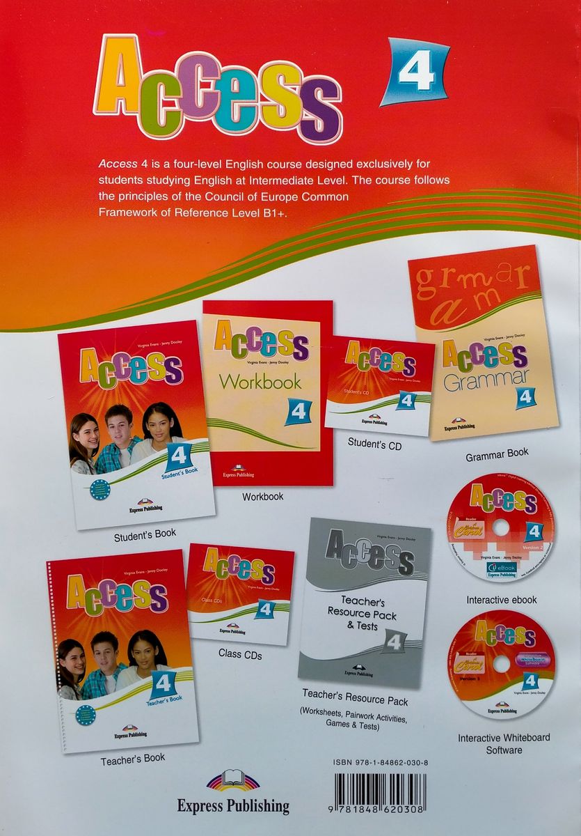 Access 4 Student's Book with Student's CD and Grammar Book