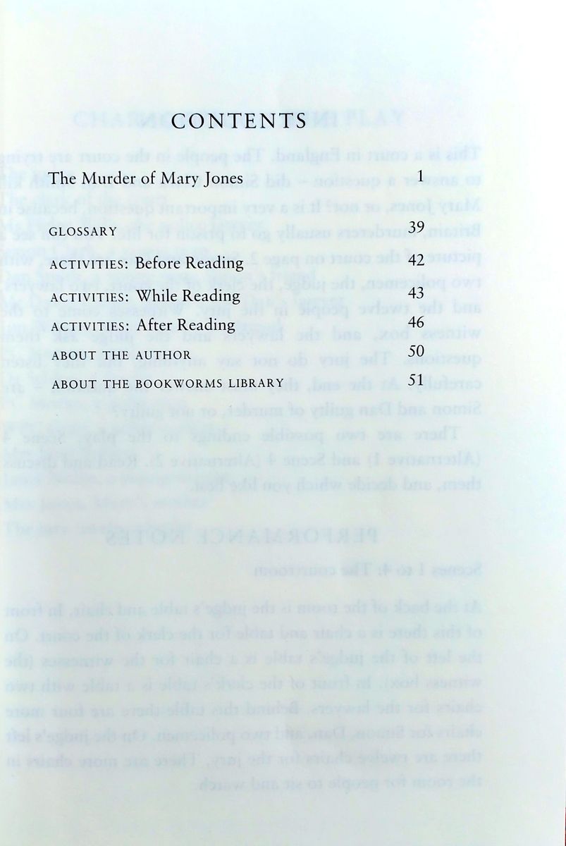 Oxford Bookworms Playscripts 1 The Murder of Mary Jones with Audio Download (access card inside)