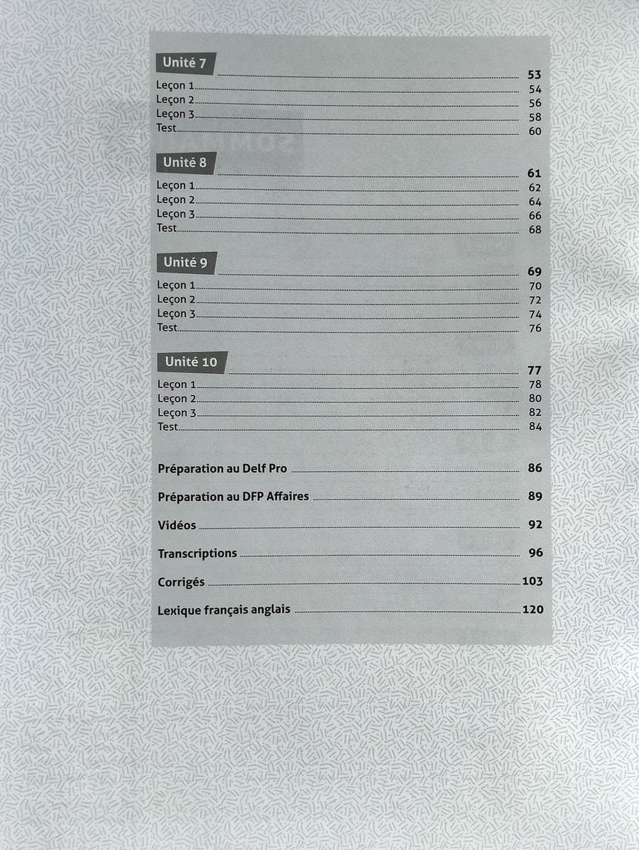 Quartier d'affaires B1 Cahier