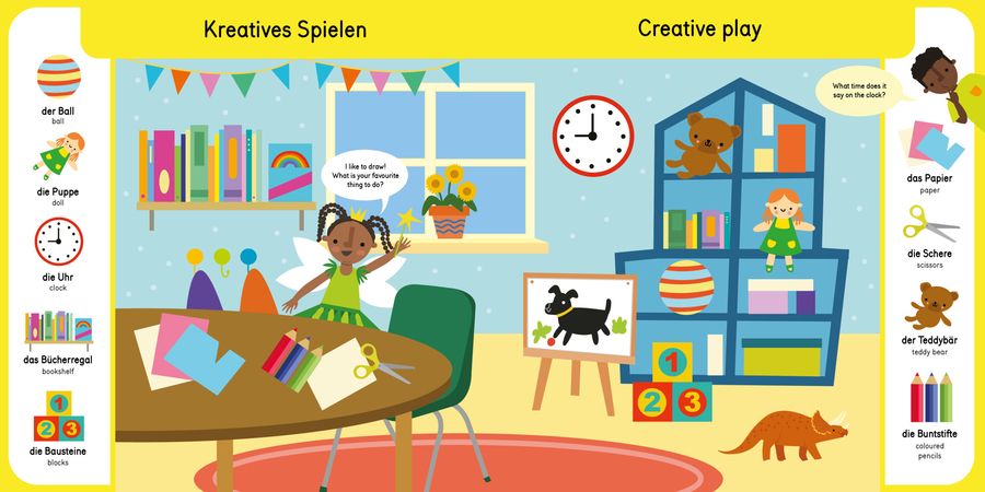 Point and Find First German Words With Over 100 Words