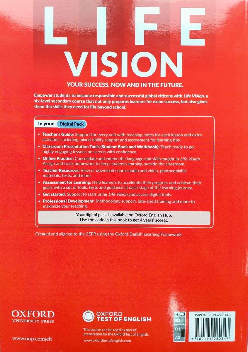 Life Vision  Pre-Intermediate Teacher's Guide with Digital Pack