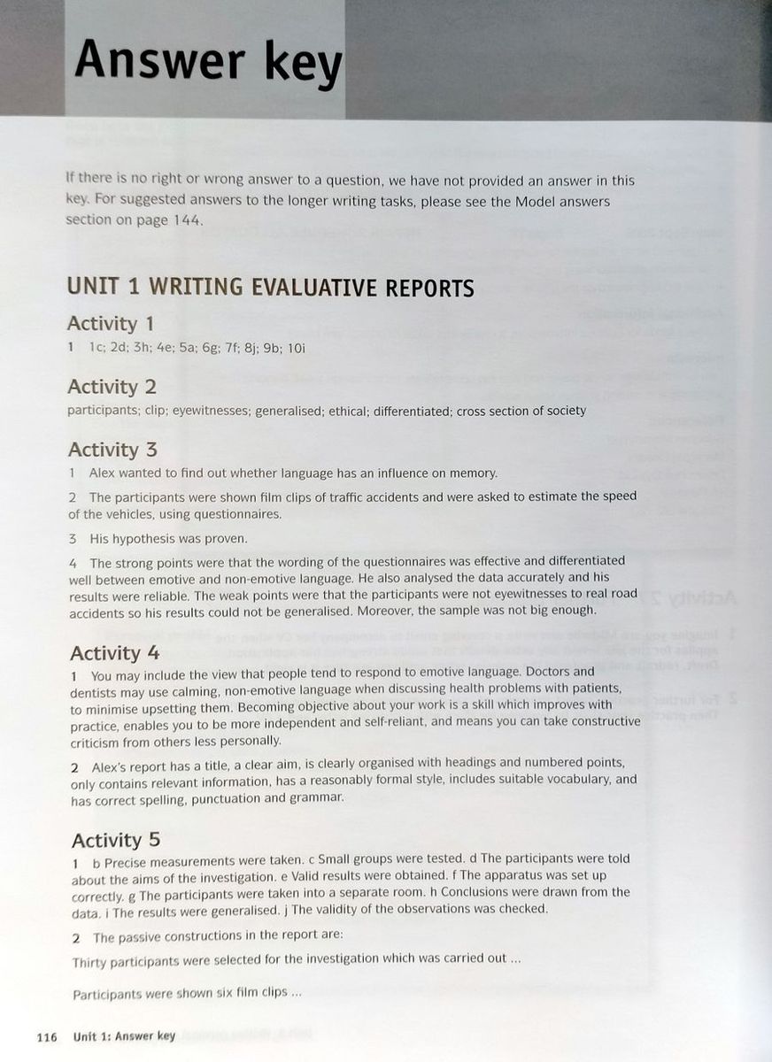 Steps to Academic Writing with Key