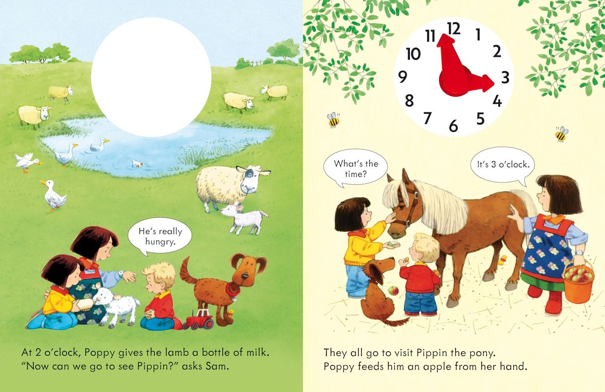 Usborne Farmyard Tales Poppy and Sam Telling the Time Book