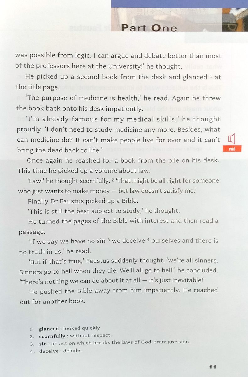 Reading and Training 4 Tragedy of Dr Faustus with Audio