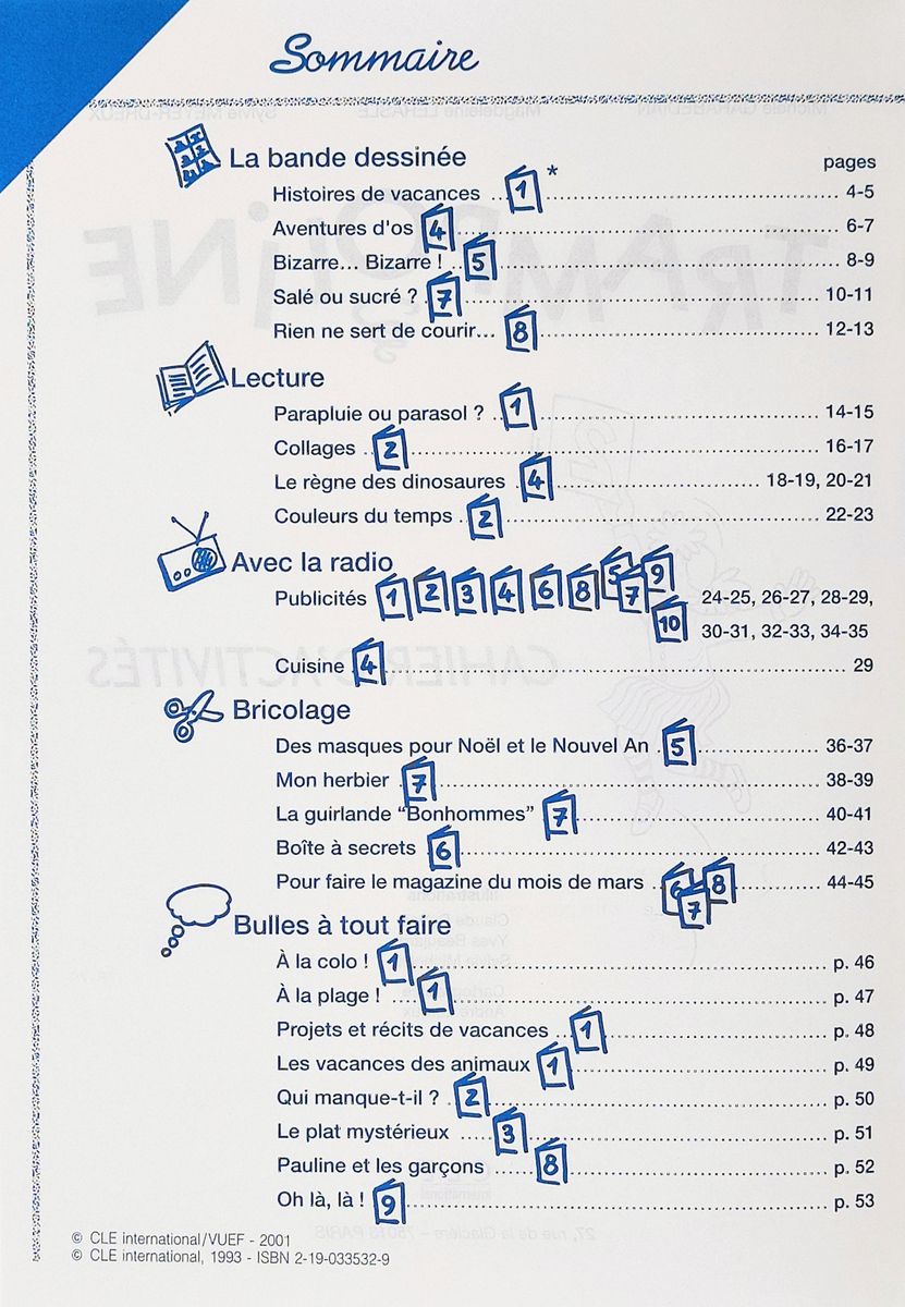 Trampoline 2 Cahier d'activites