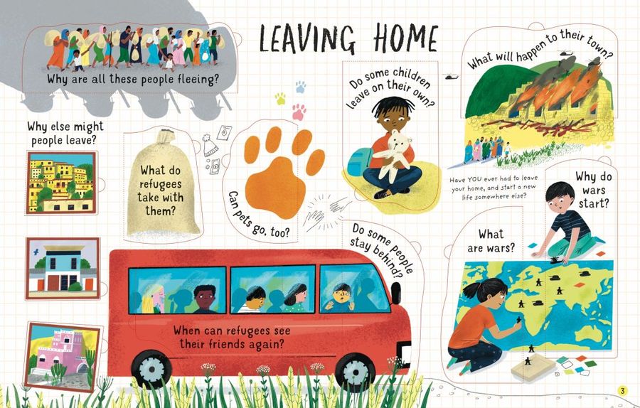 Usborne Lift-the-Flap Questions and Answers about Refugees
