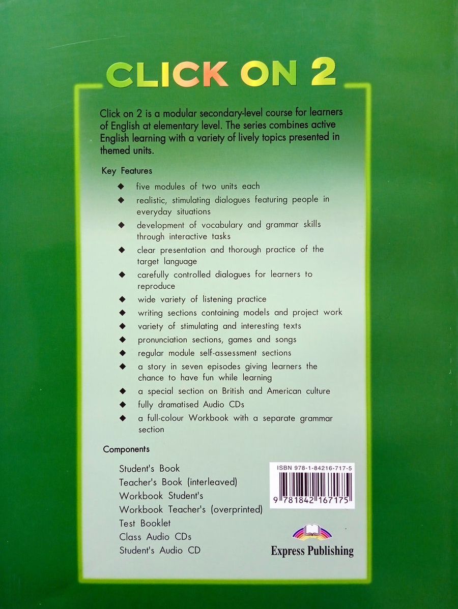 Click On 2 Workbook (Teacher's)