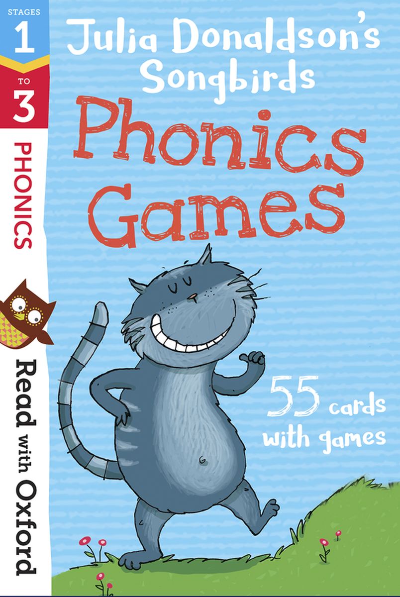 Read with Oxford Stages 1-3 Julia Donaldson's Songbirds Phonics Games Flashcards