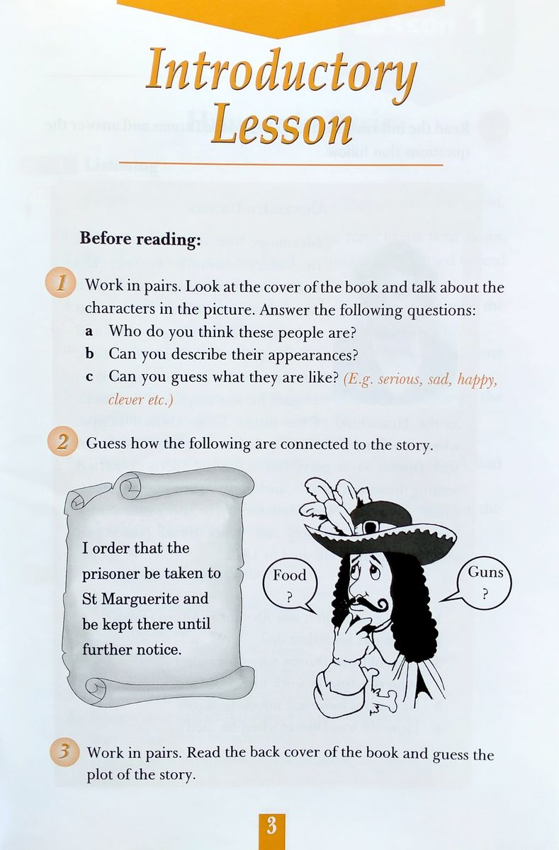 Graded Readers 5 The Man in the Iron Mask Activity Book