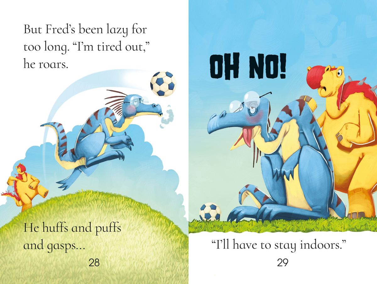 Usborne First Reading 3 The Dinosaur Who Stayed Indoors