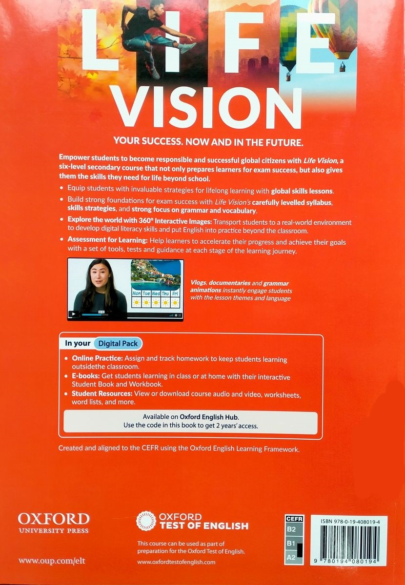 Life Vision Pre-Intermediate Student Book with Digital Pack купить недорого  в интернет-магазине - RELOD | ISBN 9780194080194