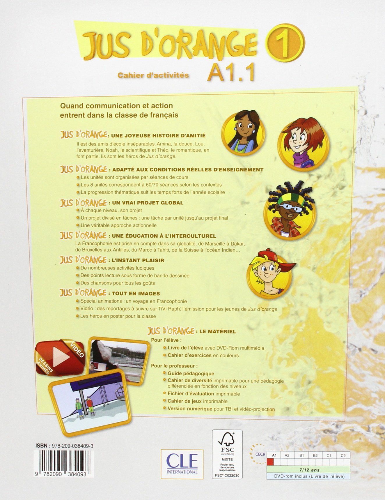 Jus d'orange 1 A1.1 Cahier d'exercices